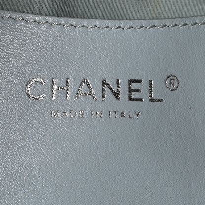 Chanel Caviar Quilted Large Just Mademoiselle Bowling Bag Light Blue 6 of 10