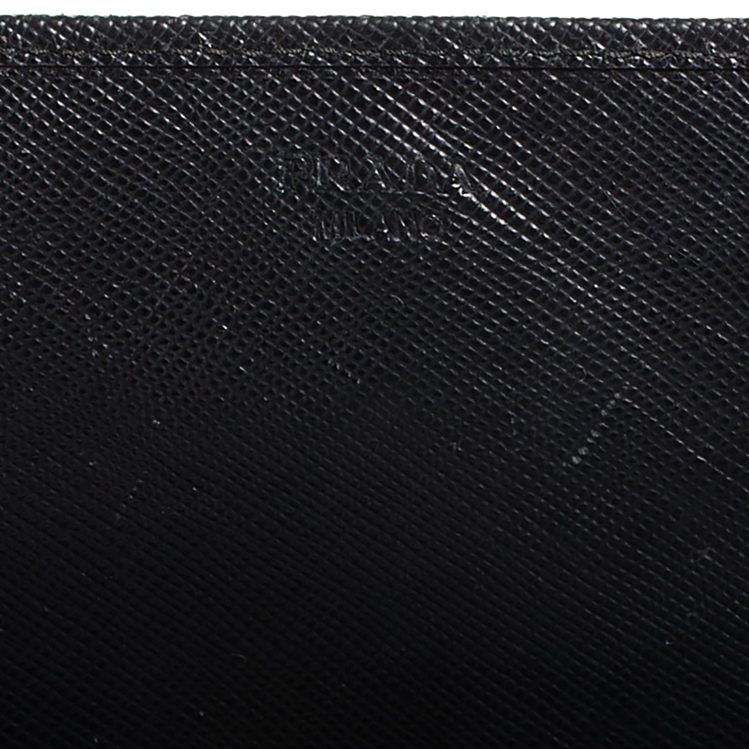 Prada Saffiano Metal Oro Chain Nero Black 6 of 8