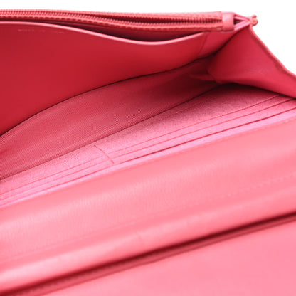 Chanel Lambskin Quilted Wallet On Chain WOC Pink 5 of 12