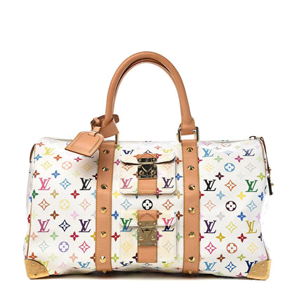 Louis Vuitton Monogram Multicolor Keepall 45 White 1 of 9