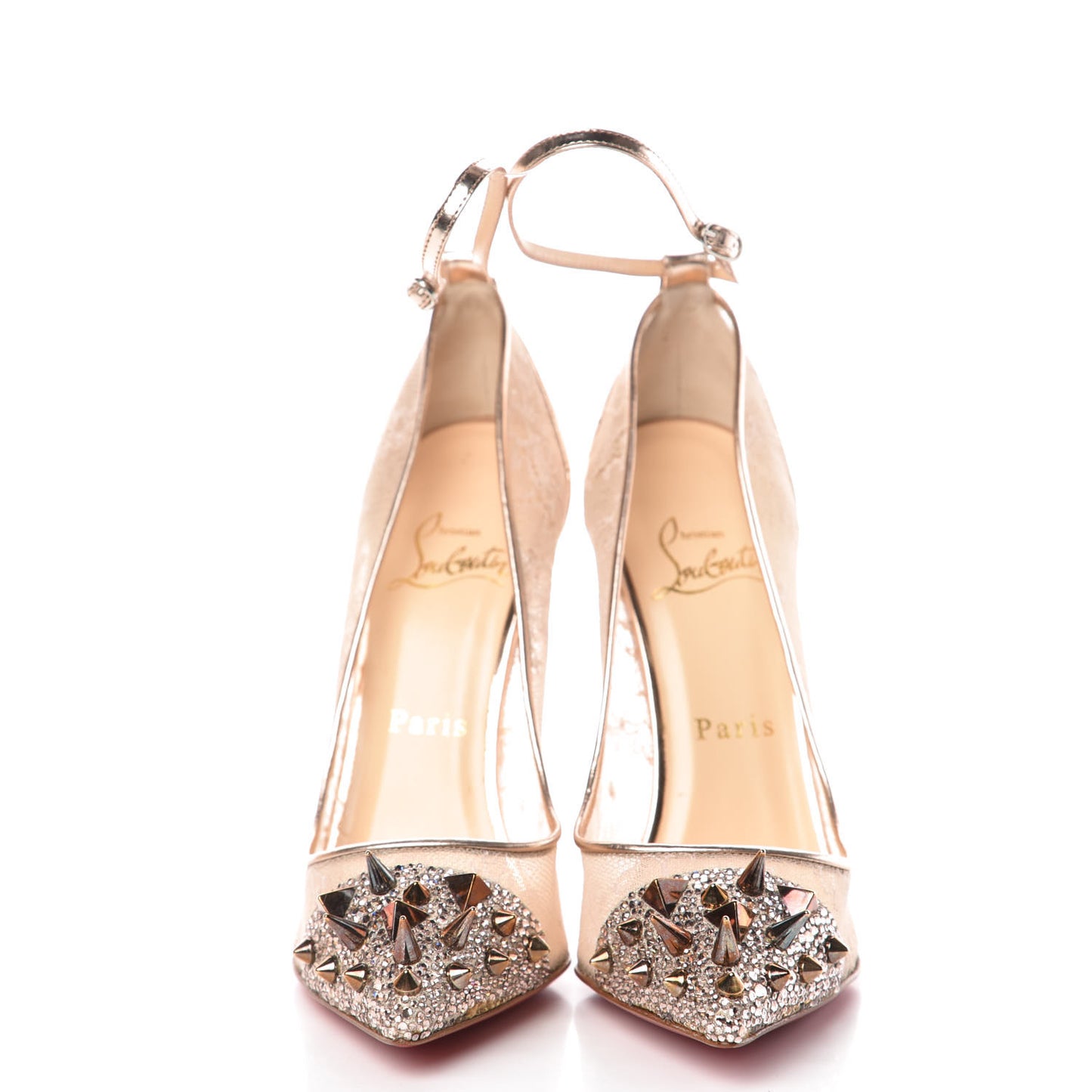 Lace Chantilly Potpourri Picks And Co 120 Pumps 36.5 Nude