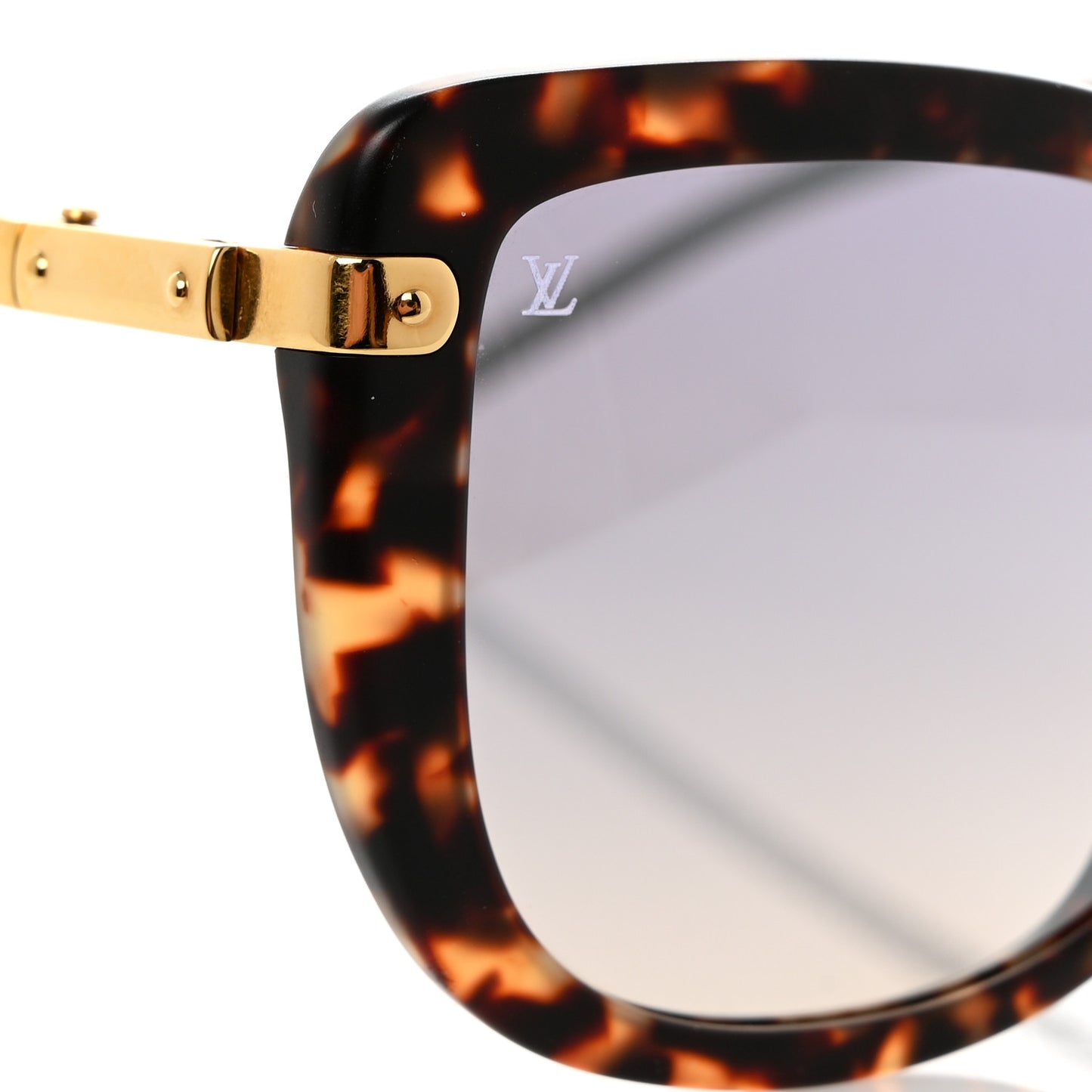 Acetate Monogram Charlotte Sunglasses Z0629E Dark Tortoise