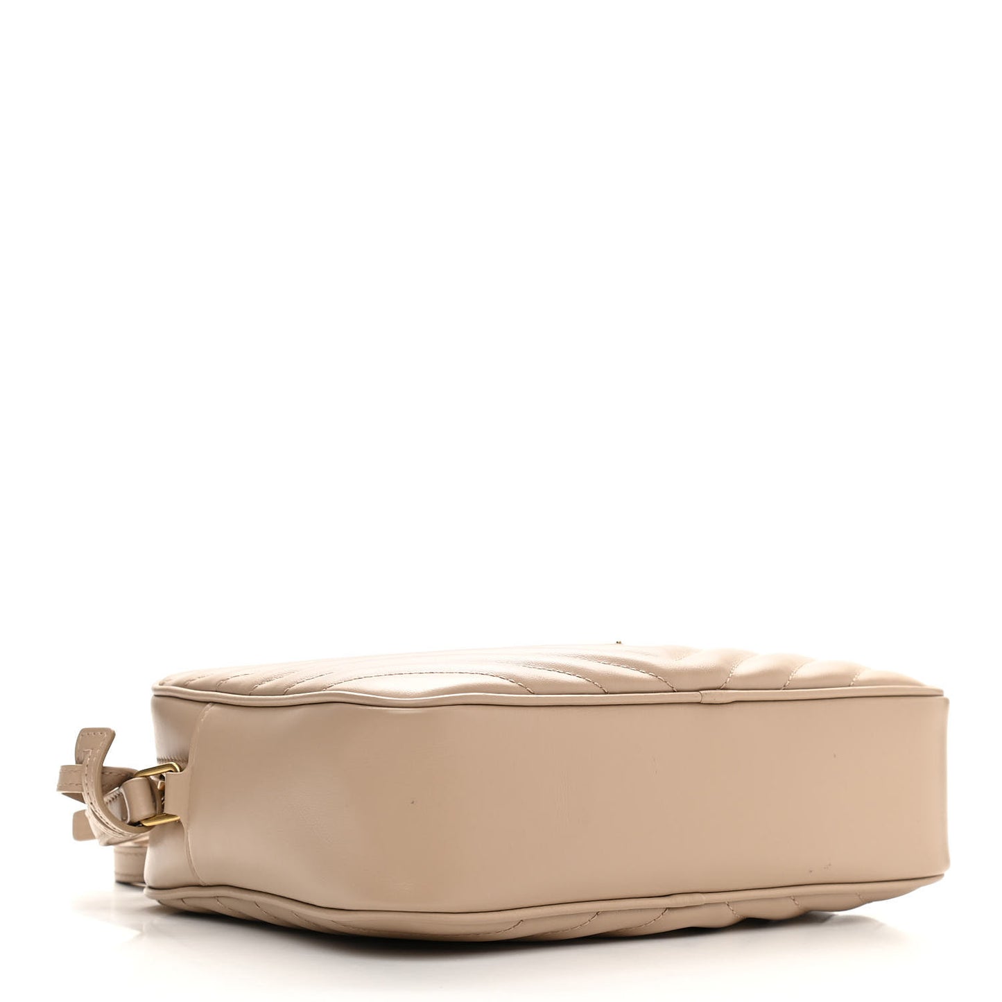 Calfskin Matelasse Monogram Lou Camera Bag Dark Beige