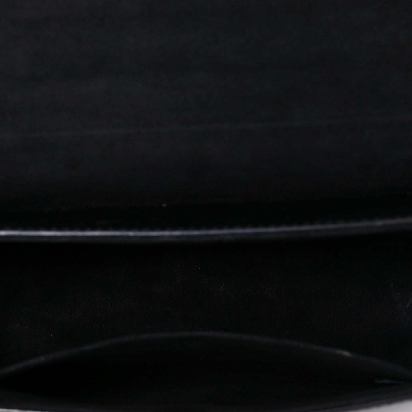 Veau Satin Monogram Twist Shoulder Bag MM Black