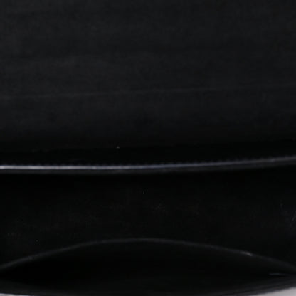 Louis Vuitton Veau Satin Monogram Twist Shoulder Bag MM Black 5 of 10