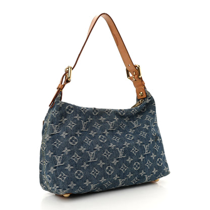Louis Vuitton Monogram Denim Baggy PM Blue 3 of 17