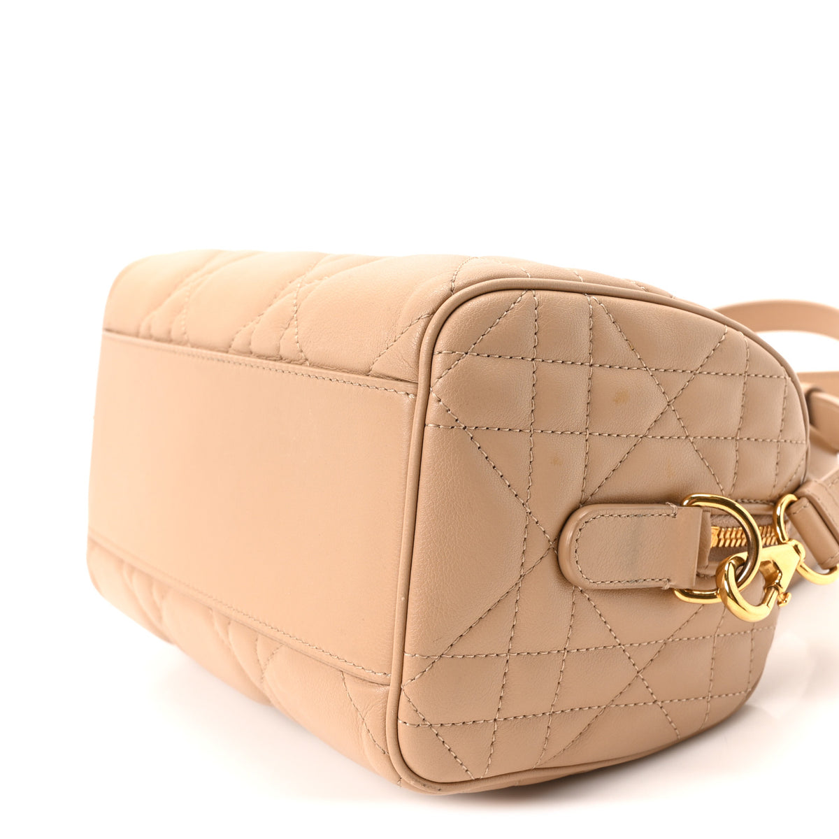 Calfskin Macrocannage Groove 20 Bag Biscuit