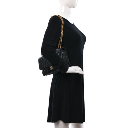 Chanel Lambskin Quilted Medium Pillow Crush Flap Black 2 of 10