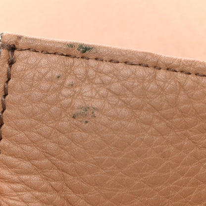 Gucci Pebbled Calfskin Medium Soho Clutch Camelia 12 of 14