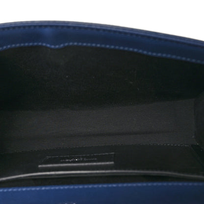 Saint Laurent Grain De Poudre Small Classic Monogram Kate Satchel Denim 5 of 10