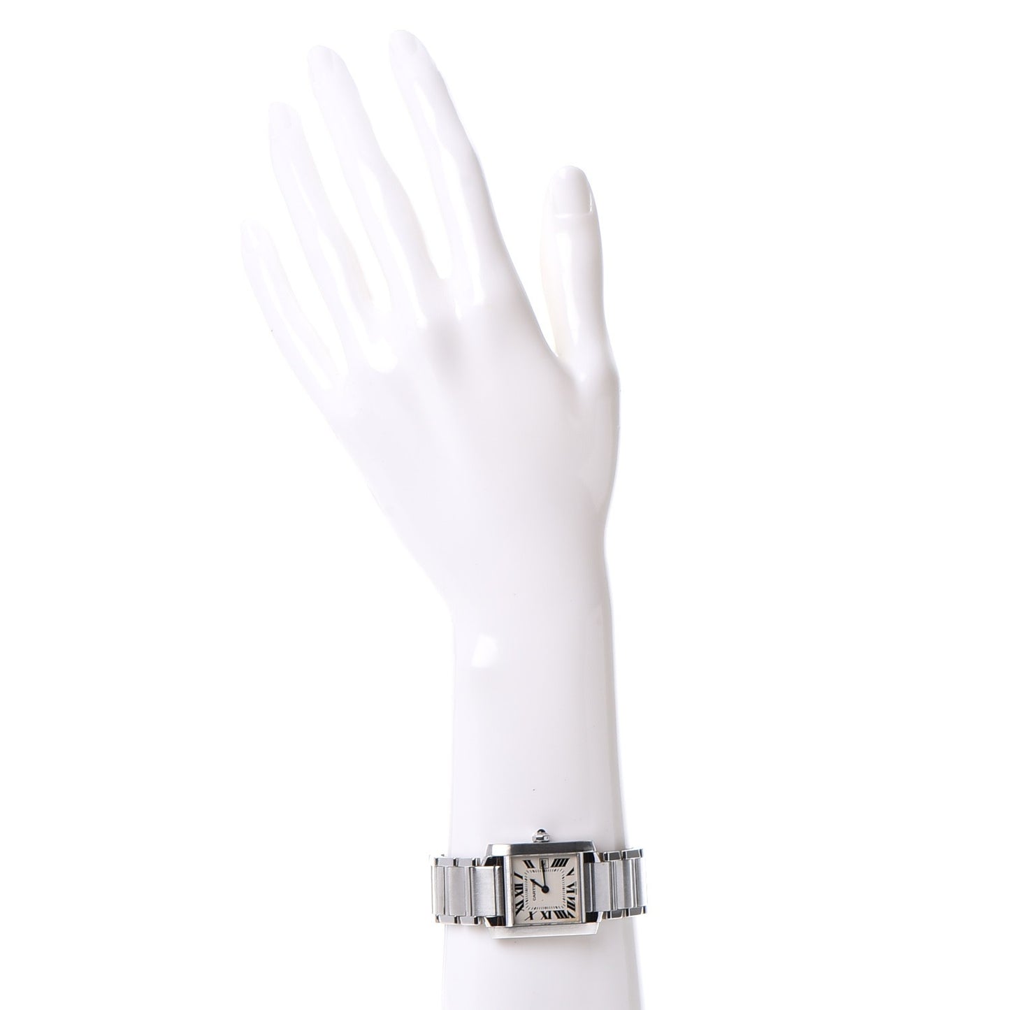 Stainless Steel 25mm Tank Francaise Quartz Watch