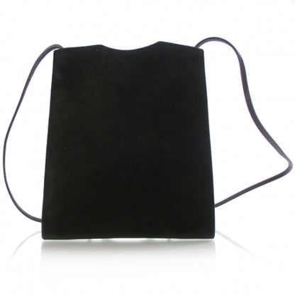 Hermes Veau Doblis Suede Sac Onimetou Black 1 of 8