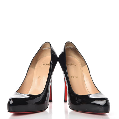 Christian Louboutin Patent Rolando 120 Pumps 38 Black 6 of 12