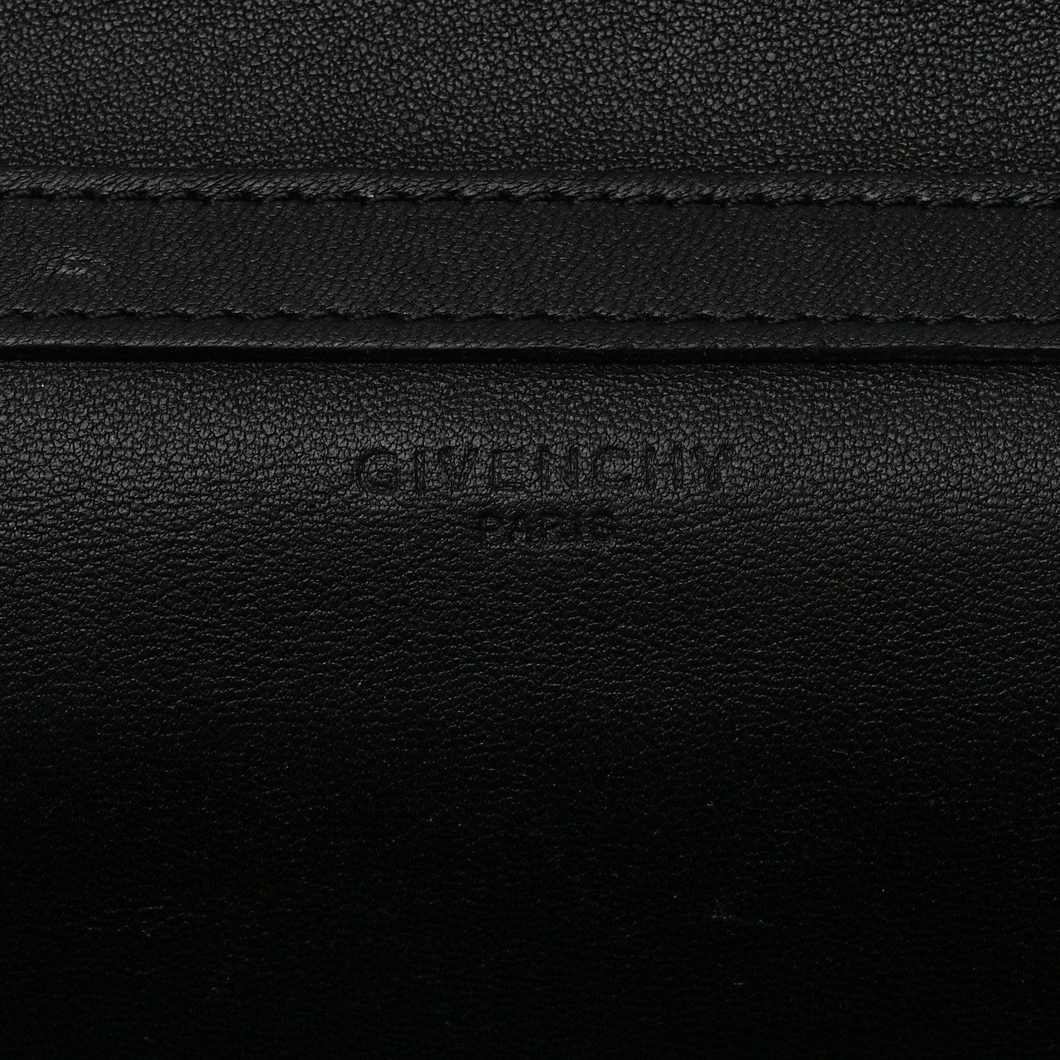 Givenchy Sugar Goatskin Pandora Chain Wallet Black 6 of 10