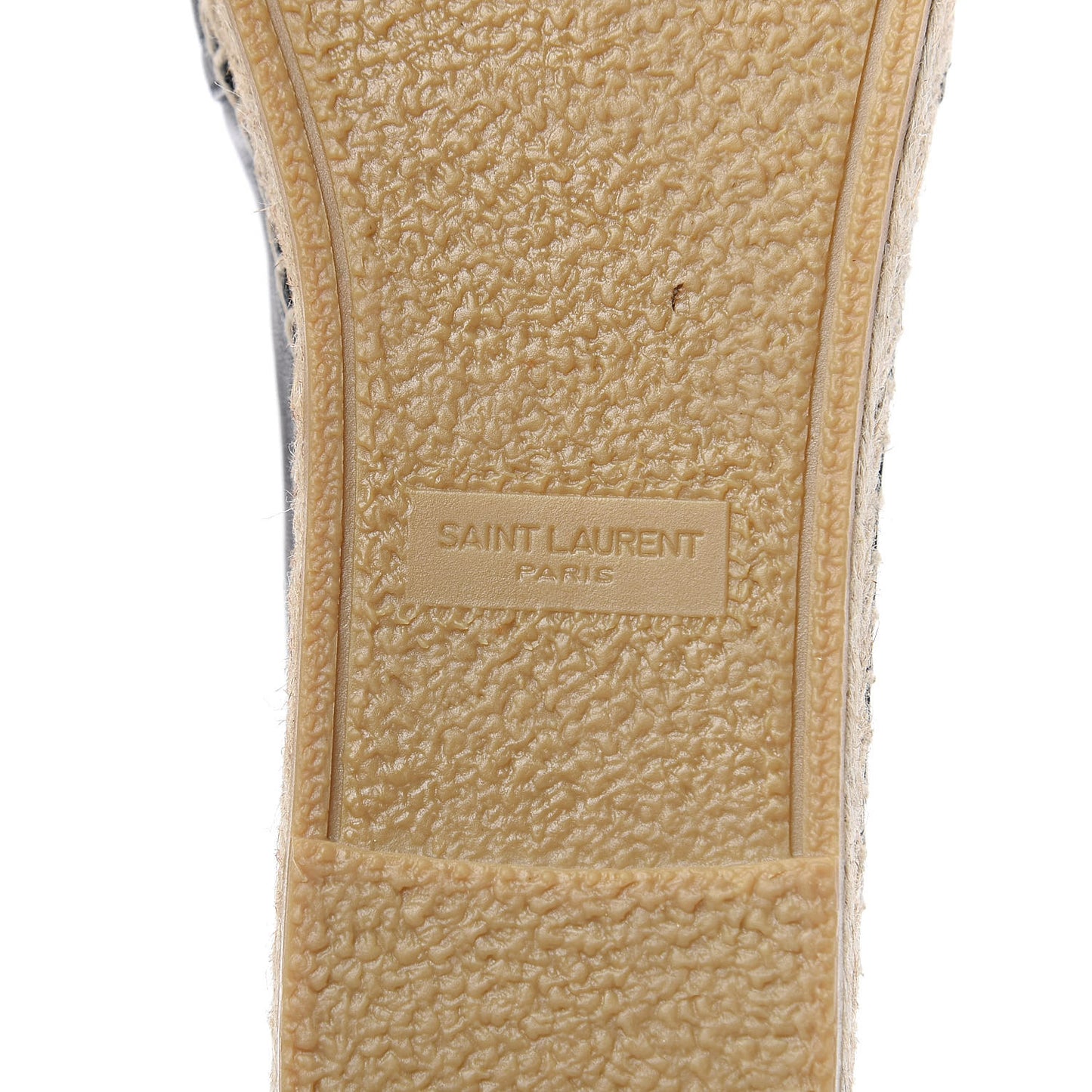 Nappa Embossed Stars Espadrilles 39 Black