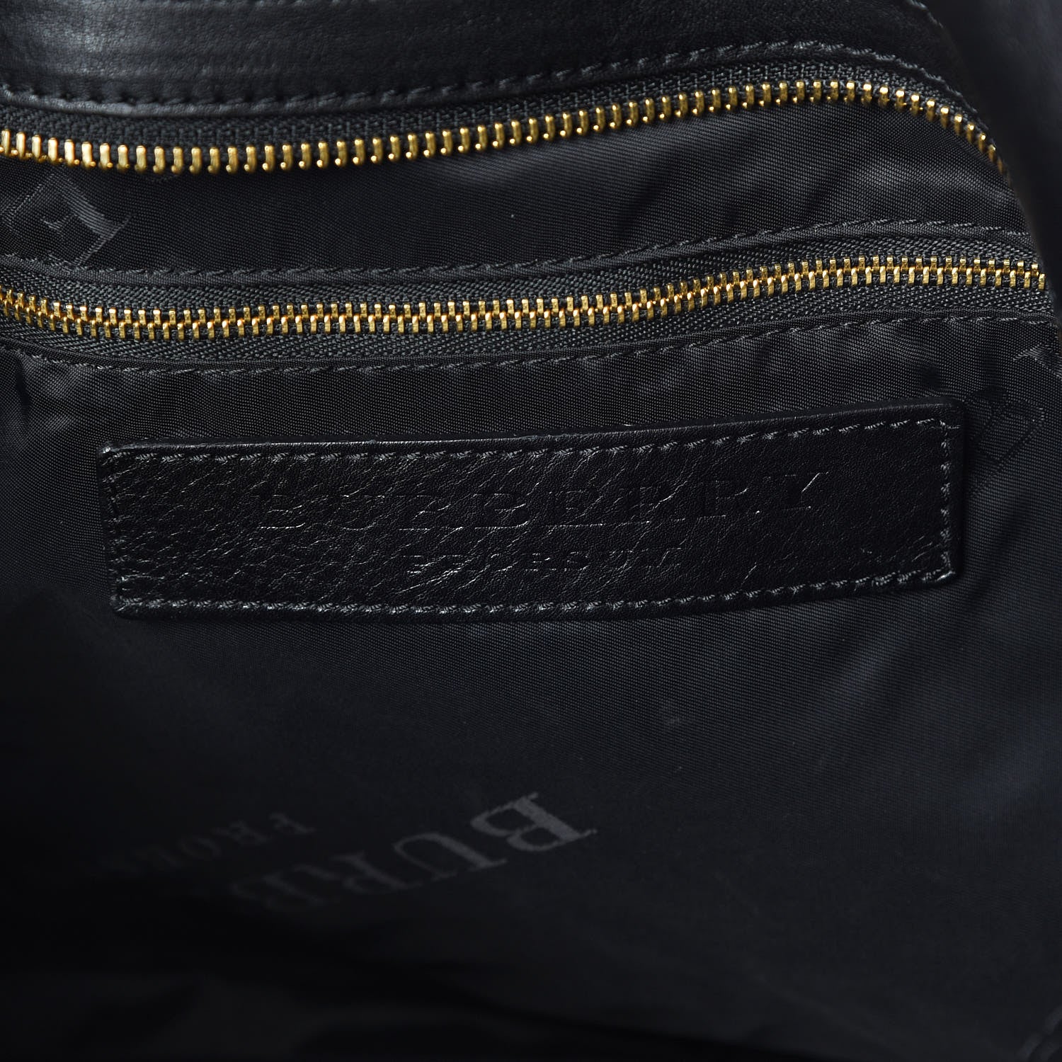 Burberry Calfskin Studded Medium Sampson Hobo Black 9 of 11