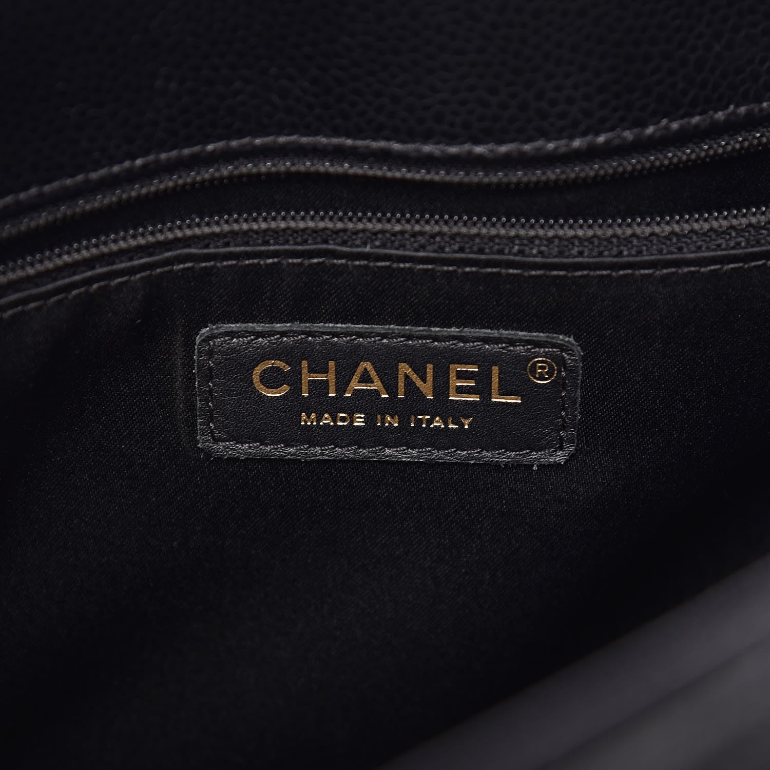 Chanel Caviar Quilted Grand Shopping Tote GST Black 6 of 9