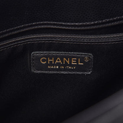 Chanel Caviar Quilted Grand Shopping Tote GST Black 6 of 9