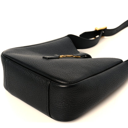 Saint Laurent Grained Calfskin Baby Le 5 A 7 Supple Hobo Black 12 of 13