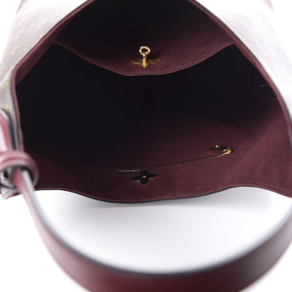 Louis Vuitton Monogram Flower Hobo Bordeaux 5 of 10