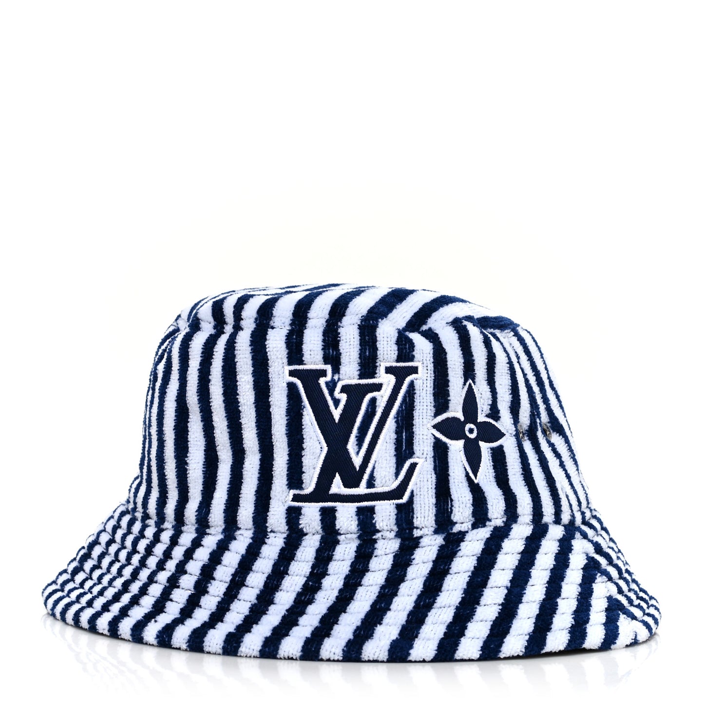 LV Graphical Reversible Bucket Hat Blue