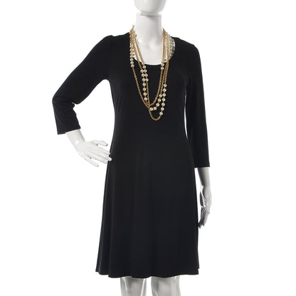 Chanel Pearl Chain Multi Strand Necklace Gold 2 of 8