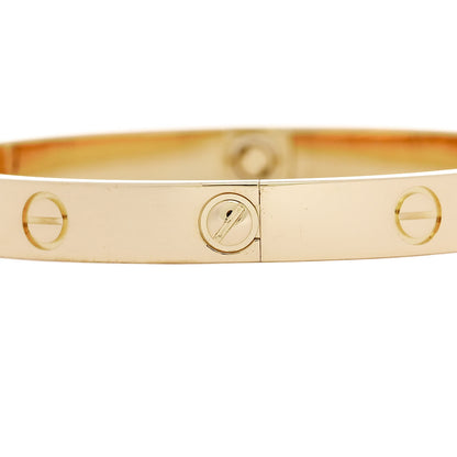Cartier 18K Yellow Gold LOVE Bracelet 17 5 of 9