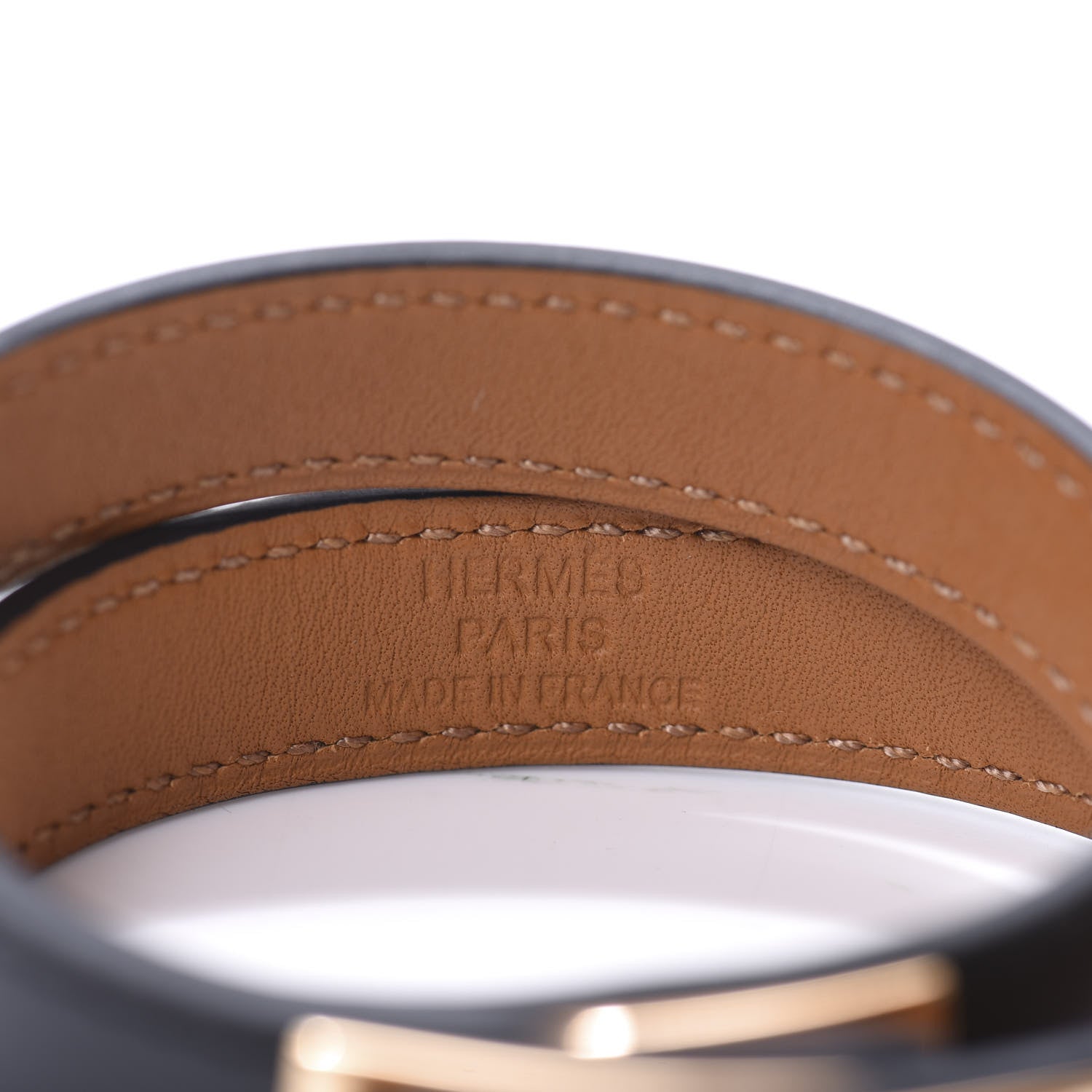 Hermes Box Kelly Double Tour Bracelet T3 Black 4 of 4