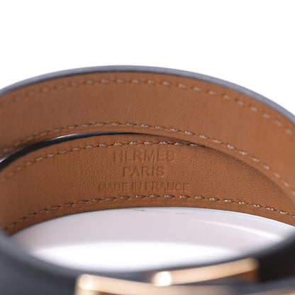 Hermes Box Kelly Double Tour Bracelet T3 Black 4 of 4