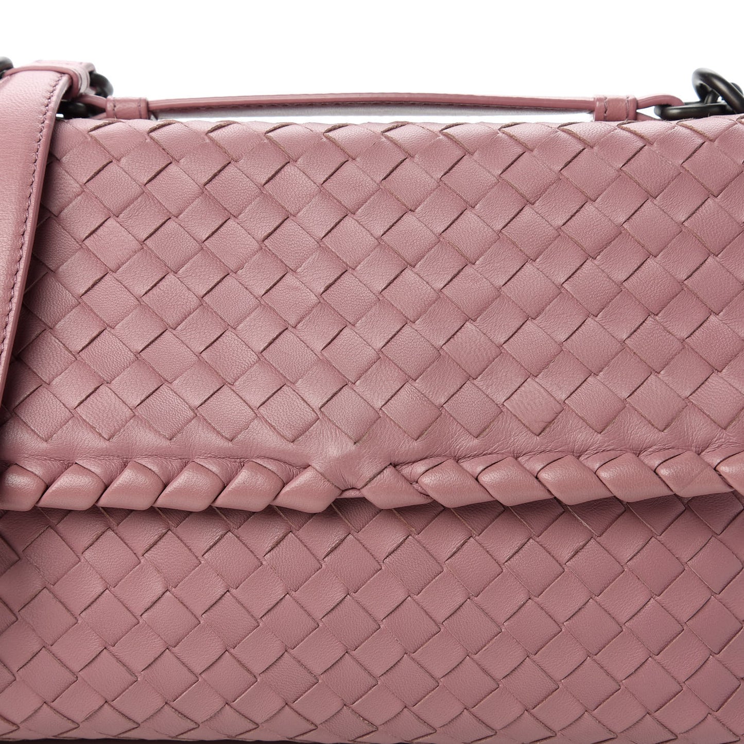 Nappa Intrecciato Small Olimpia Shoulder Bag Watteau