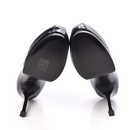 Saint Laurent Patent Tribtoo 80 Platform Pumps 37.5 Black 5 of 8