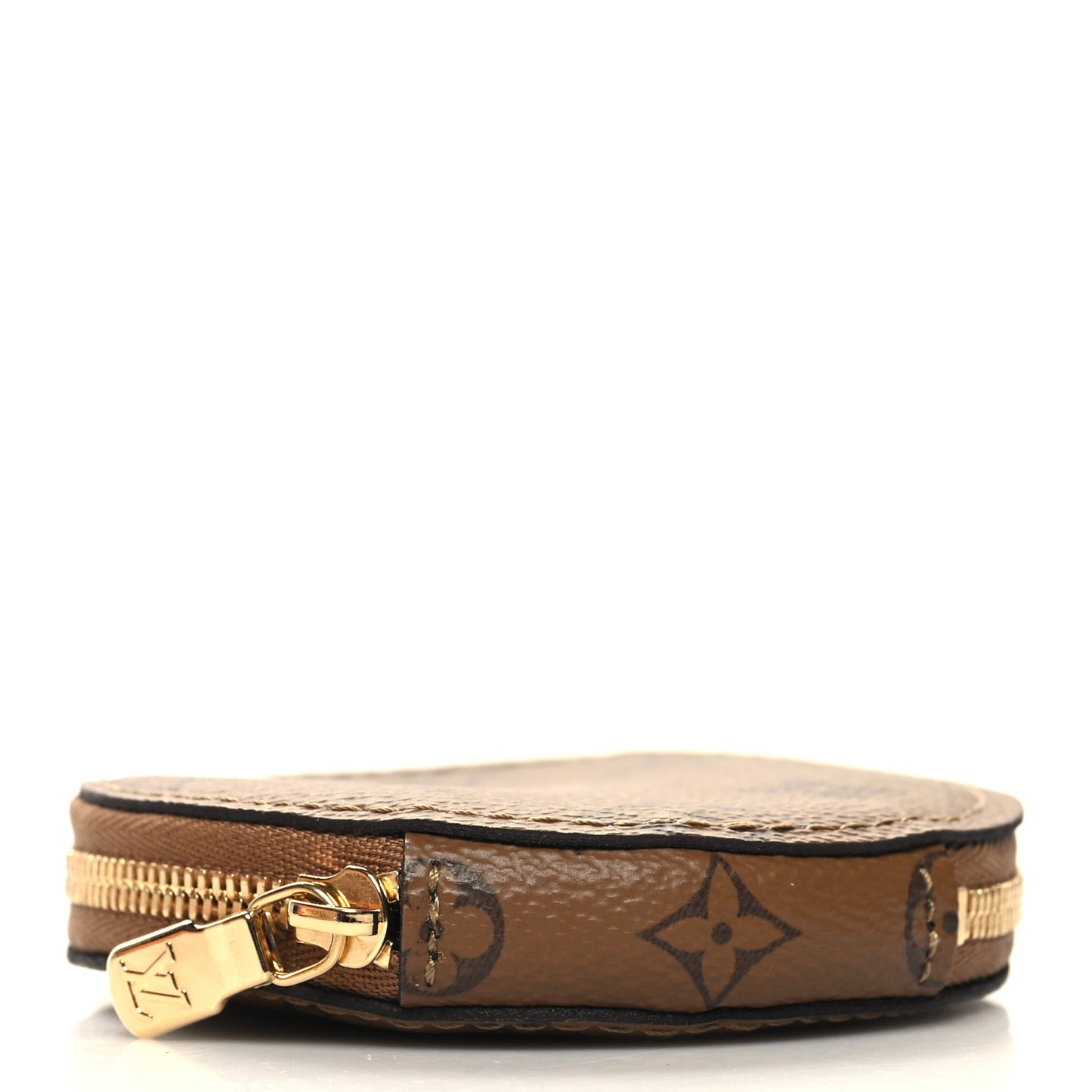 Reverse Monogram Bandouliere Round Coin Purse