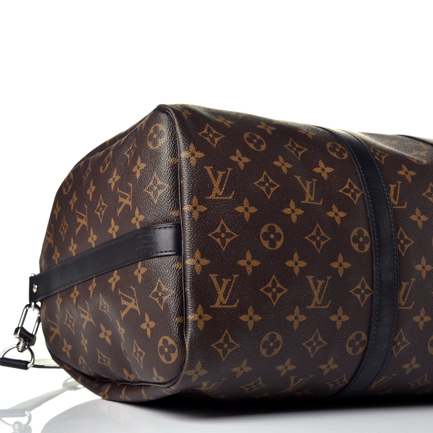 Louis Vuitton Monogram Macassar Keepall Bandouliere 45 7 of 9