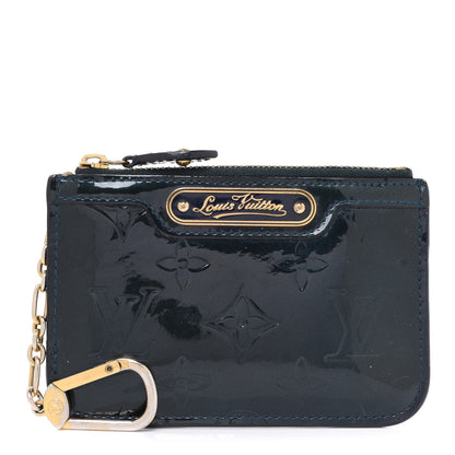 Louis Vuitton Vernis Key Pouch Blue Nuit 1 of 11