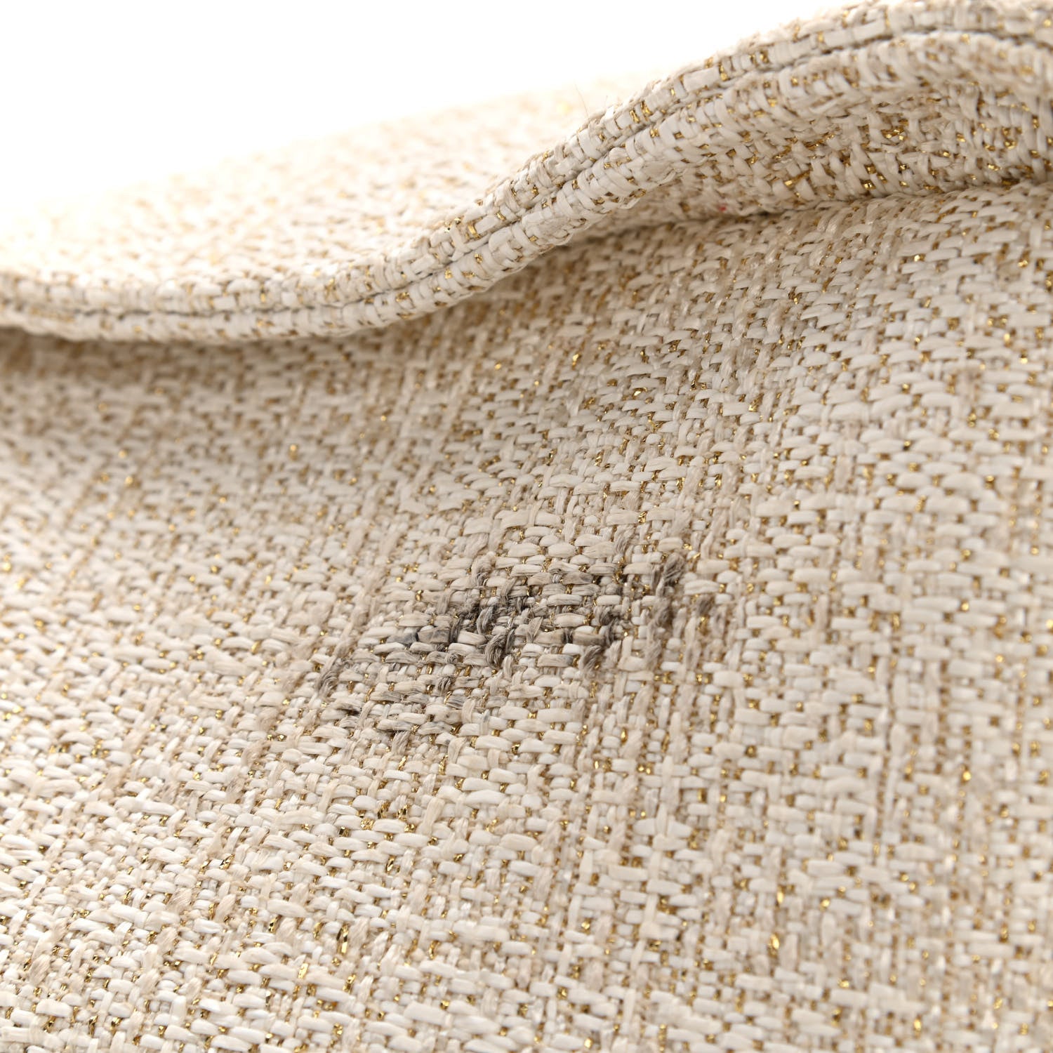 Chanel Lurex Boucle Medium Deauville Tote White 12 of 12