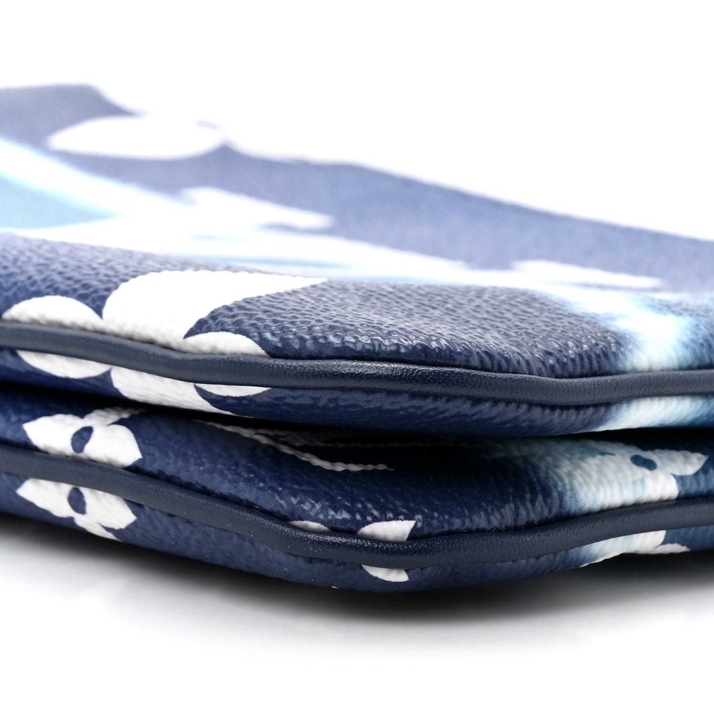 Monogram Giant Escale Double Zip Pochette Blue