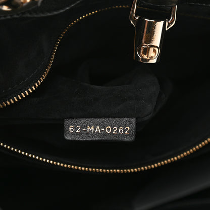 Christian Dior Calfskin Archicannage Medium Essential Tote Black 7 of 11