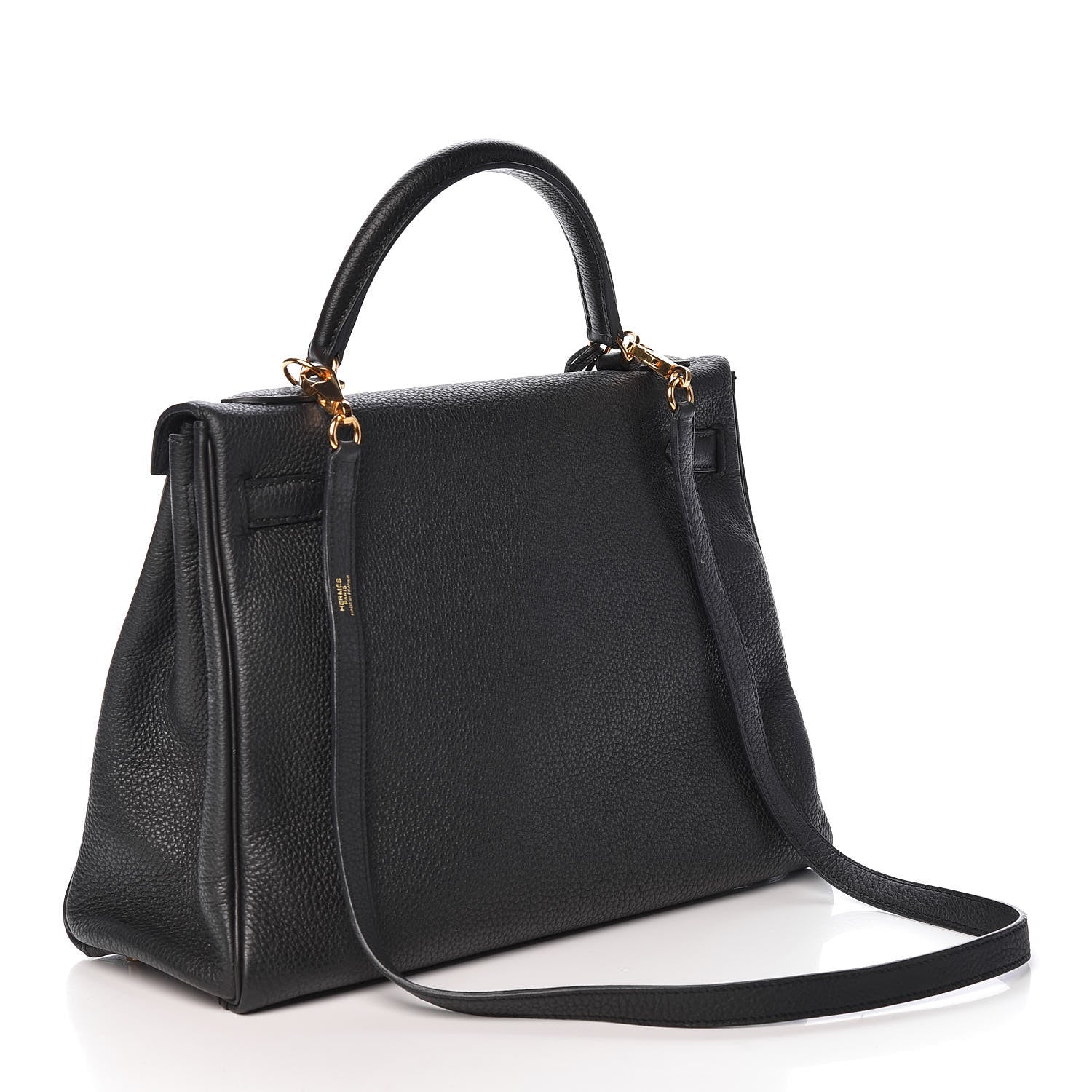 Hermes Togo Kelly Retourne 32 Black 3 of 10