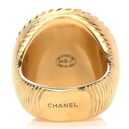 Chanel CC Ring Gold 3 of 5