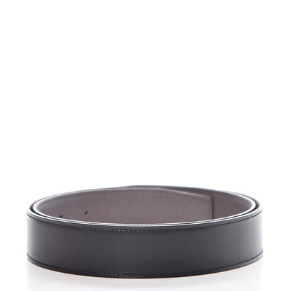 Hermes Box Togo 32mm Belt Strap 85 Black Etain 2 of 10
