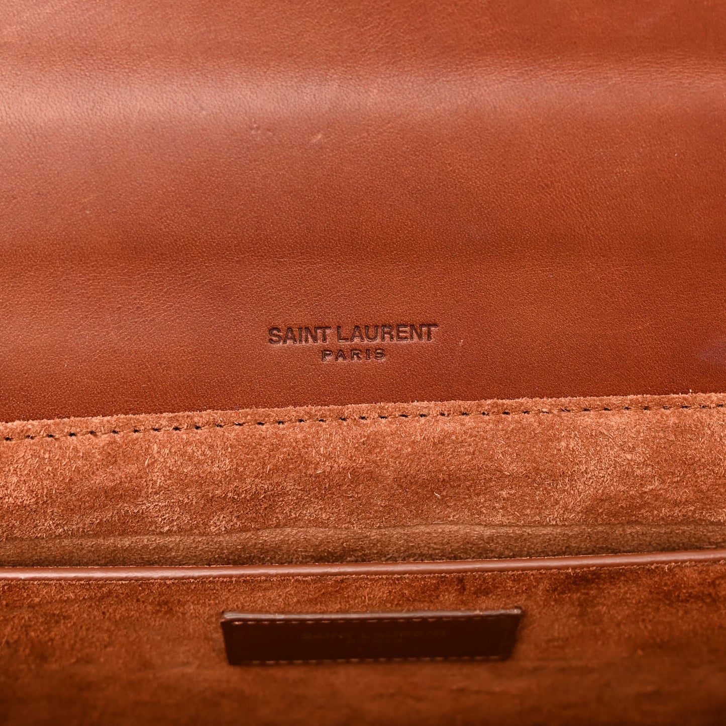 Linen Calfskin Medium Bellechasse Beige Cognac