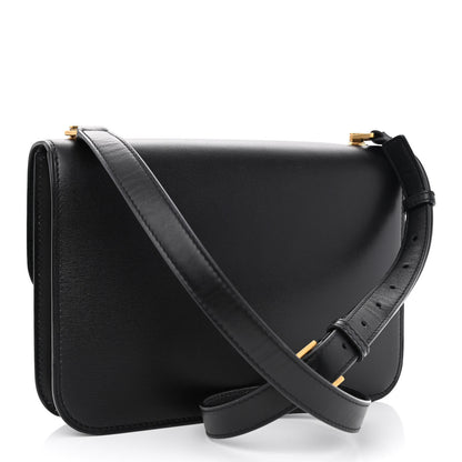Saint Laurent Smooth Calfskin Carre Satchel Black 3 of 12