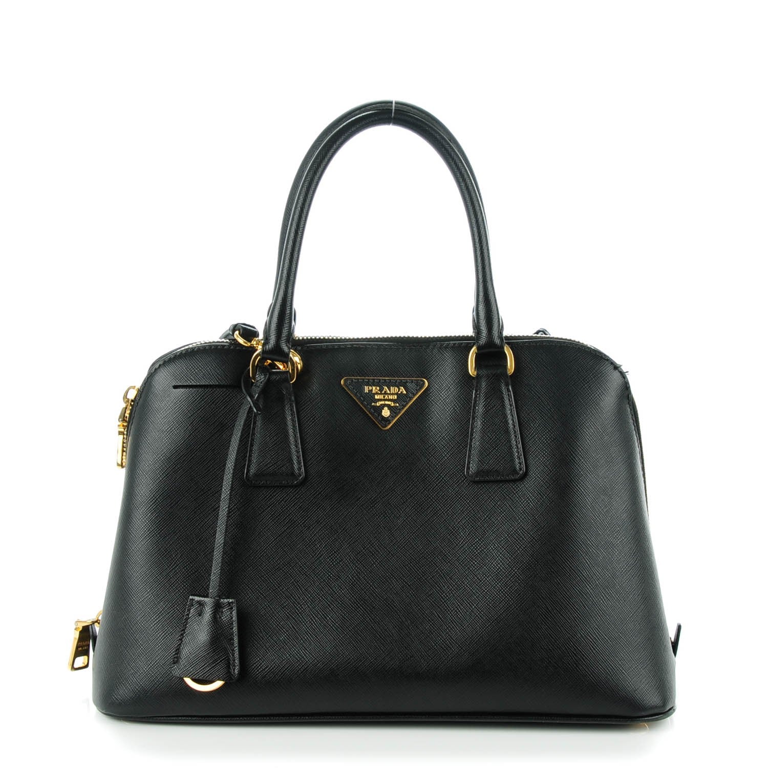 Prada Saffiano Lux Medium Promenade Tote Black 1 of 11