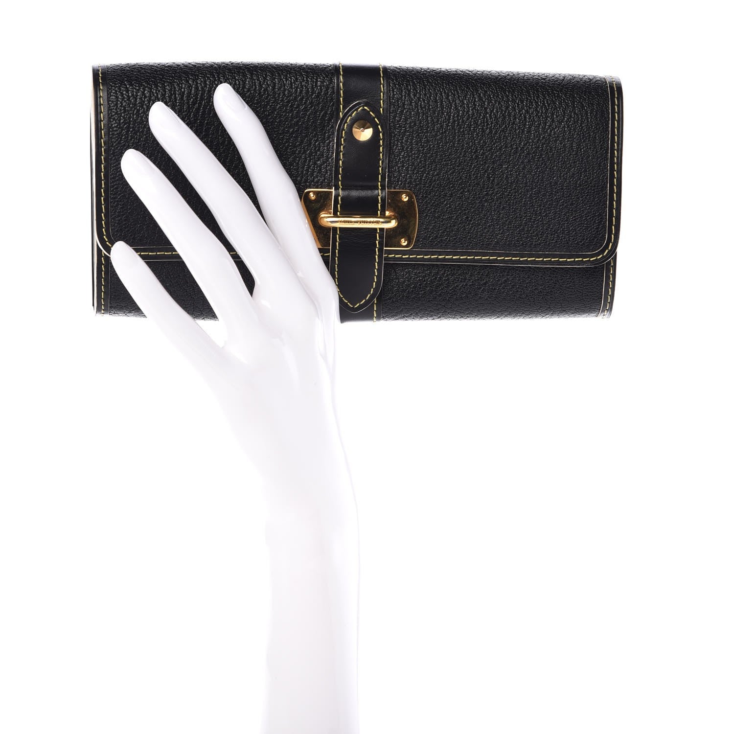 Louis Vuitton Suhali Le Favori Wallet Black 2 of 10