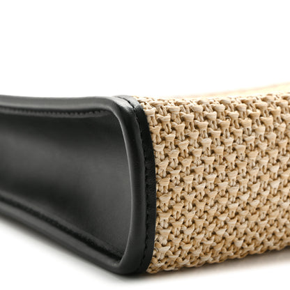 Louis Vuitton Raffia Calfskin Monogram Giant Pouch 8 of 9