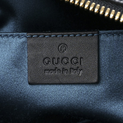 Gucci Suede Patent Web GG Small Ophidia Dome Shoulder Bag Black 6 of 12