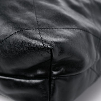 Chanel Shiny Calfskin Quilted Large Chanel 22 Black 10 of 12