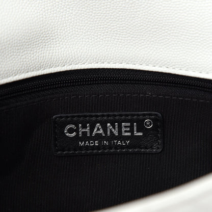 Chanel Caviar Quilted My Everything Small Flap White Black 8 of 10