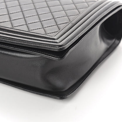 Chanel Lambskin Quilted Large Boy Flap Black 9 of 9