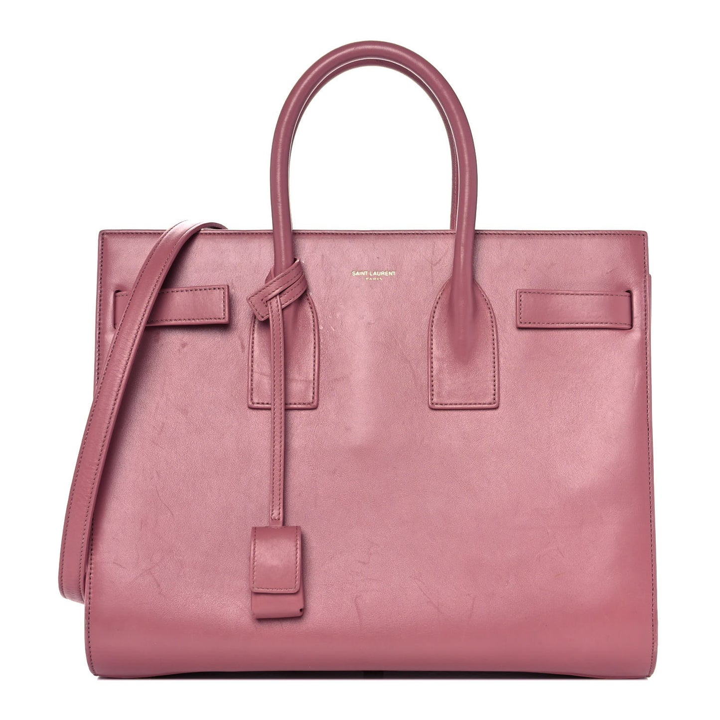 Calfskin Small Sac De Jour Dark Rose